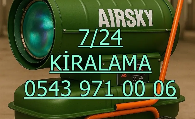 Adana İmamoğlu Mazotlu Isımak Isıtıcı Kiralama