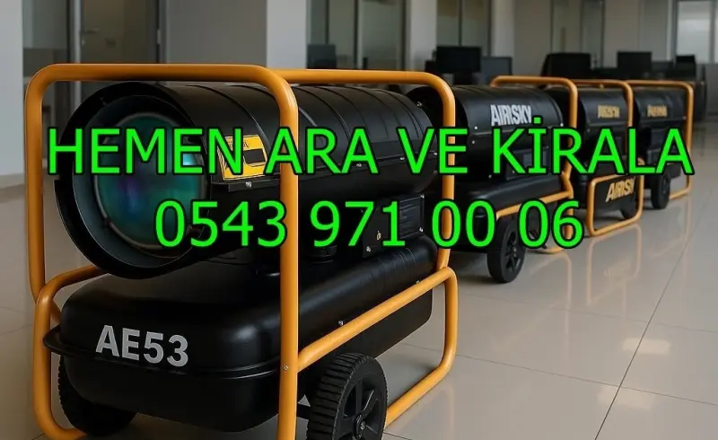 Uşak Merkez ve Nevşehir Merkez ve Amasya Merkez ELEKTRİKLİ ISIMAK ISITICI KİRALAMA